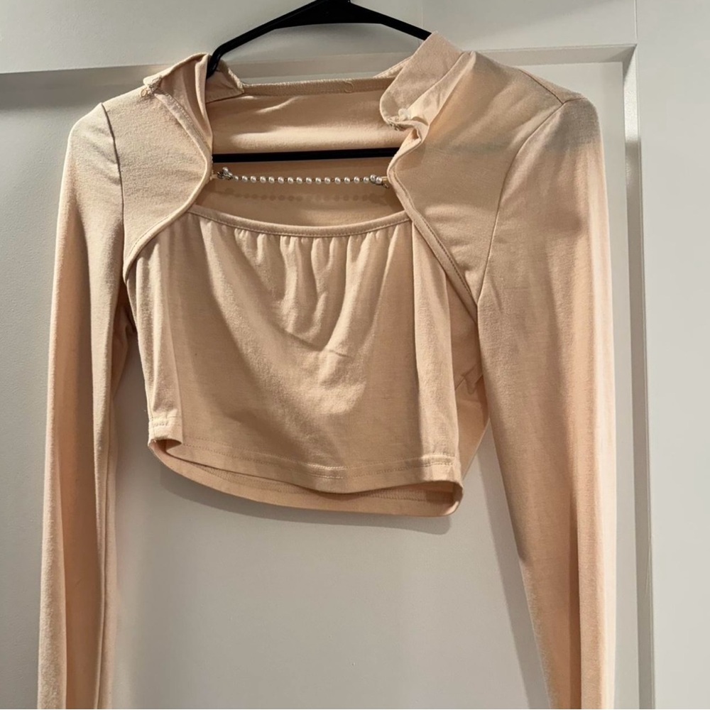 Elegant Cream Women's Top